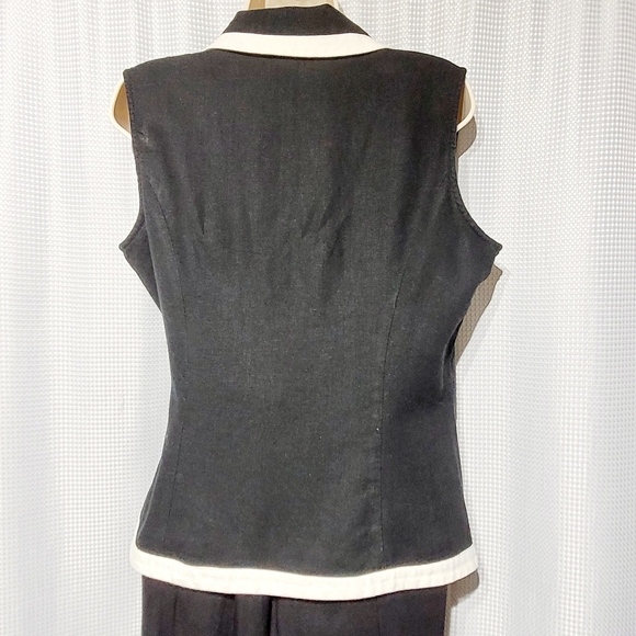 VTG 80s Chadwick's Linen Wrap Blouse Women's (12) - Picture 2 of 6